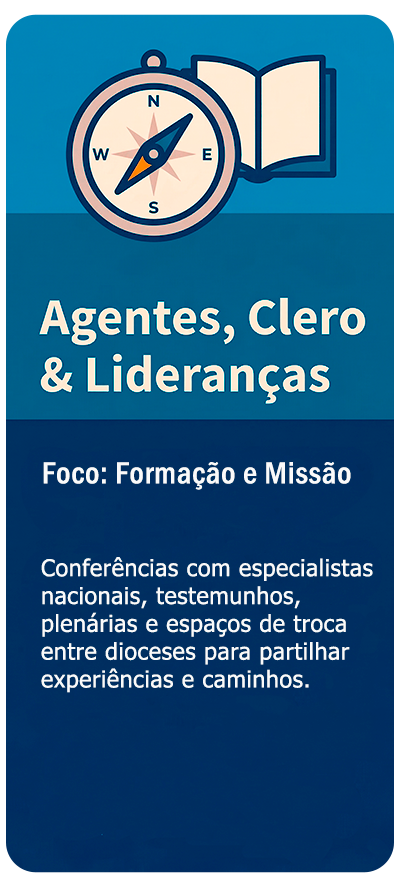 Card: Agentes, Clero e Lideranças (exemplo)